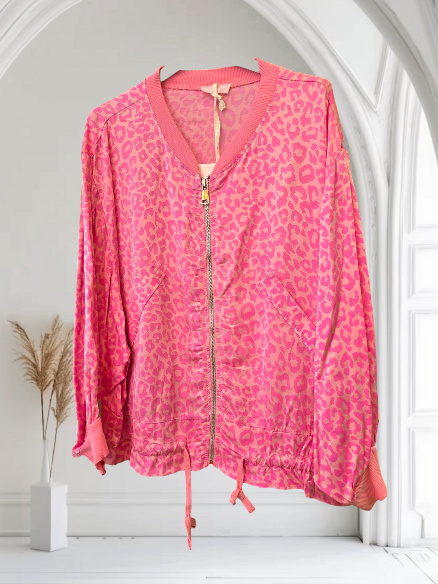 Jacke Leo Viscose & Silk Pink
