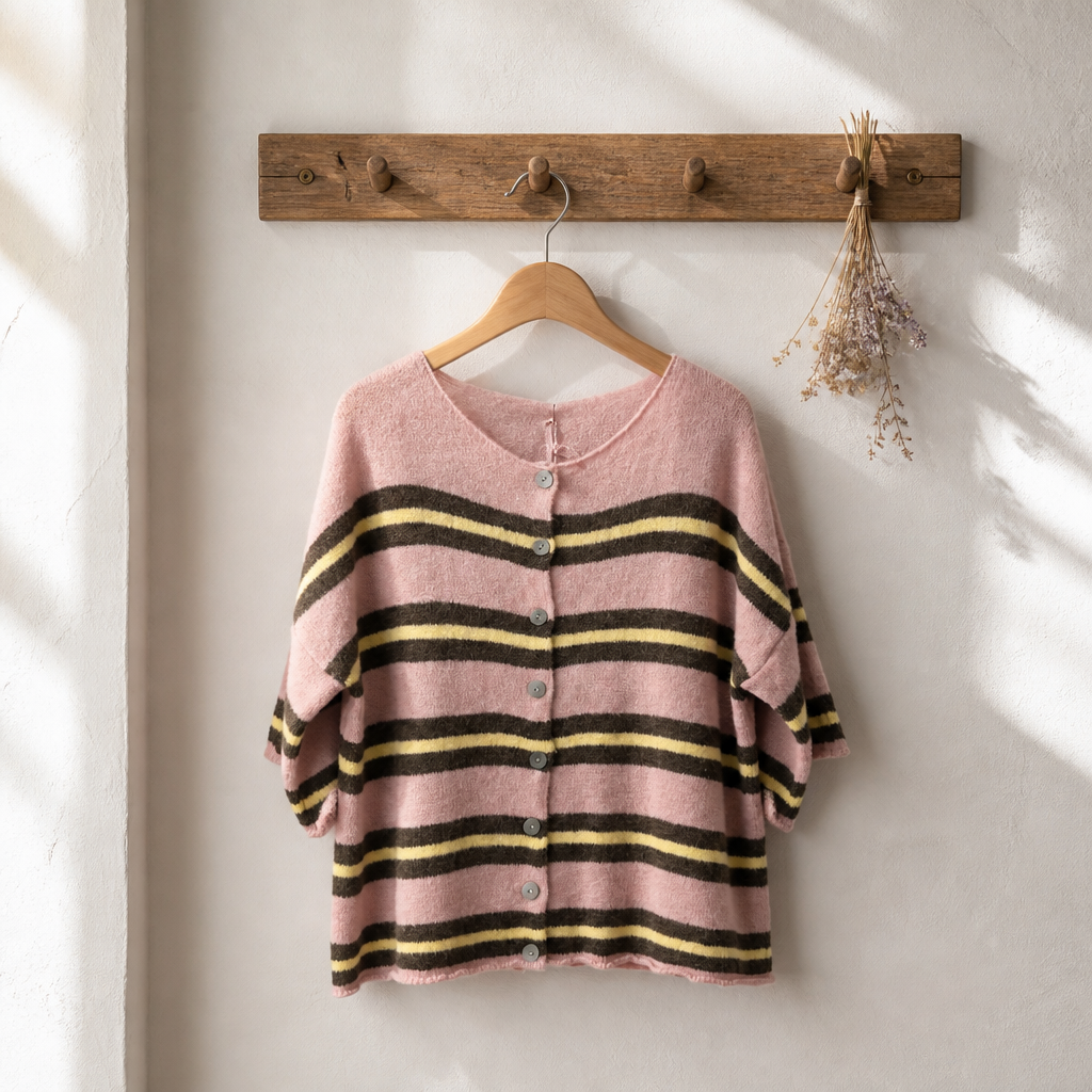 Strickjacke Halbarm