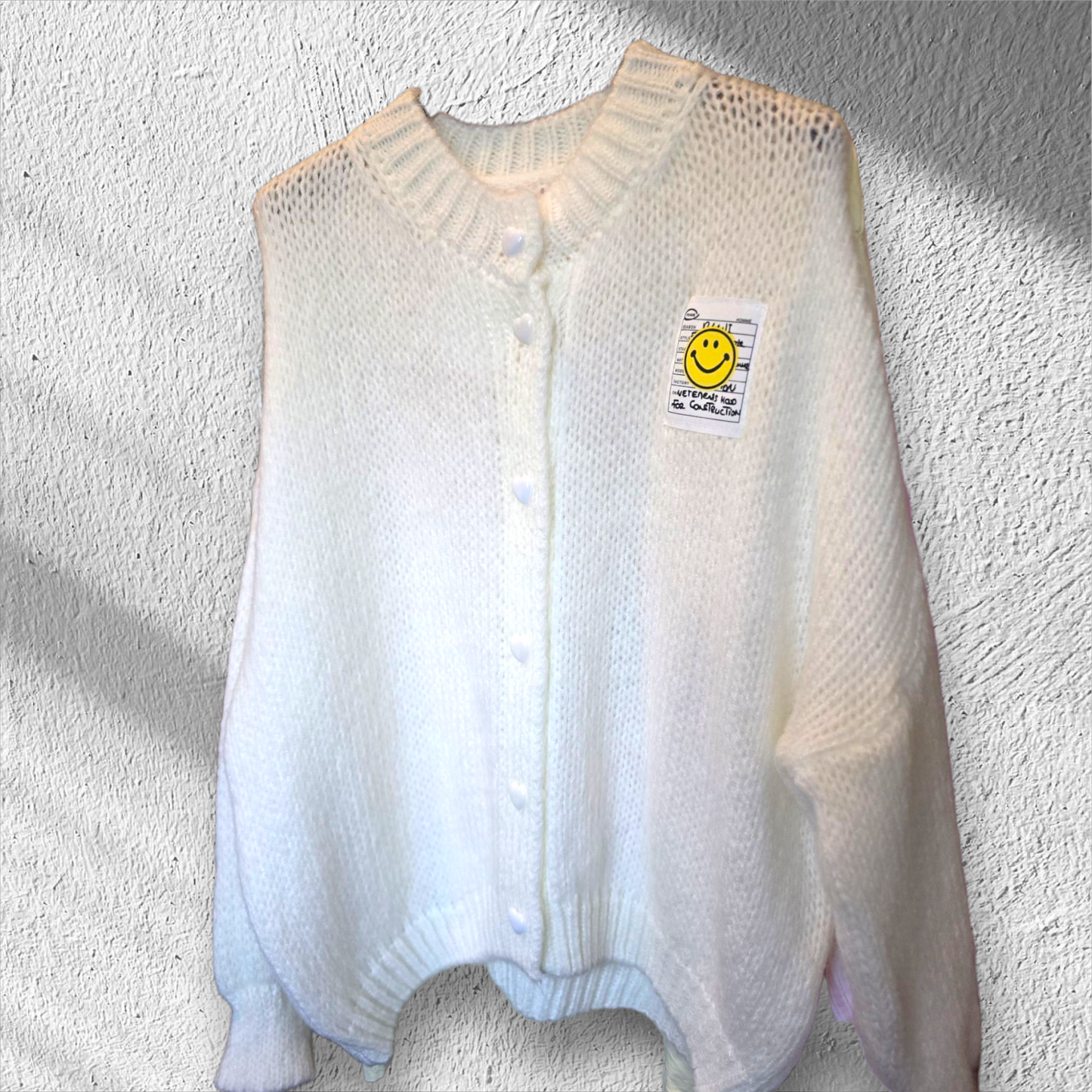 Strickjacke Smiley