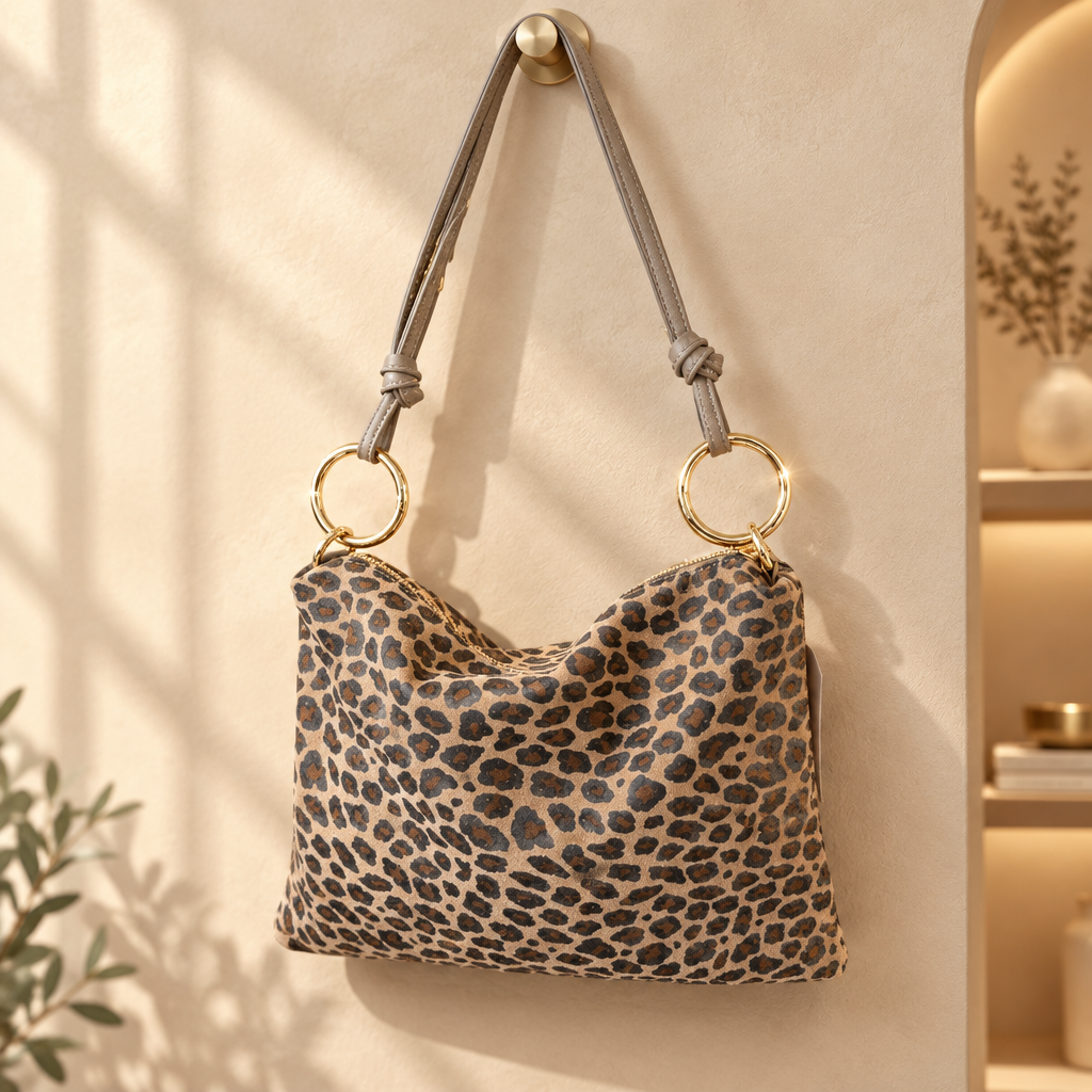 Leo-Print Tasche