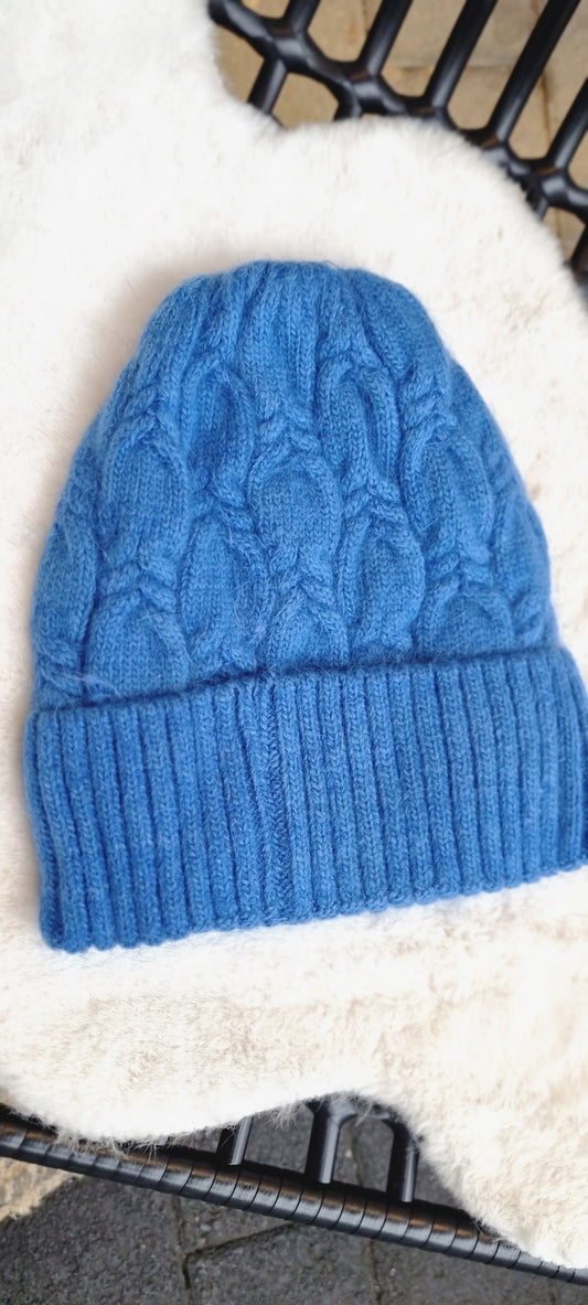 Mütze Königblau