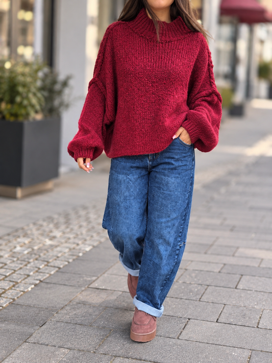 Turtelneck Pullover Oversized