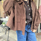 Jacke mit Kapuze Oversized