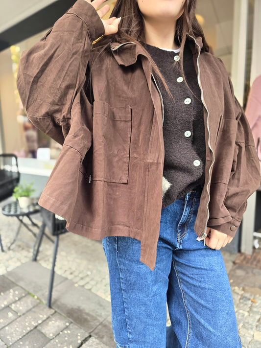 Jacke mit Kapuze Oversized