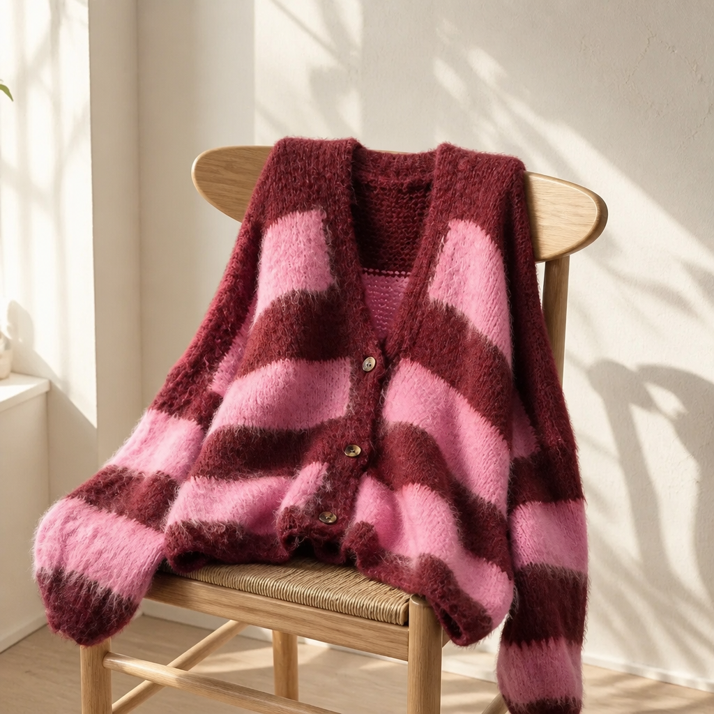 Strickjacke BE'LIEVE Stripe