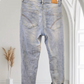 Jeans mit ausgefallene Knöpfe