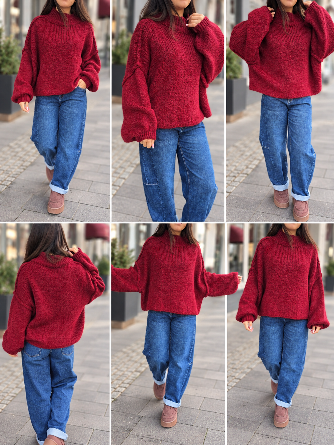 Turtelneck Pullover Oversized