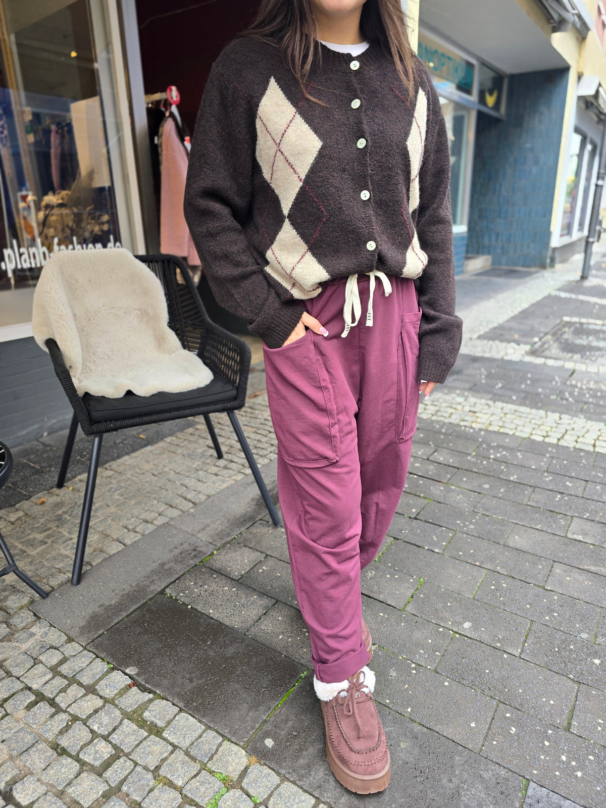 Joggerhose ESVIVID Bordeaux