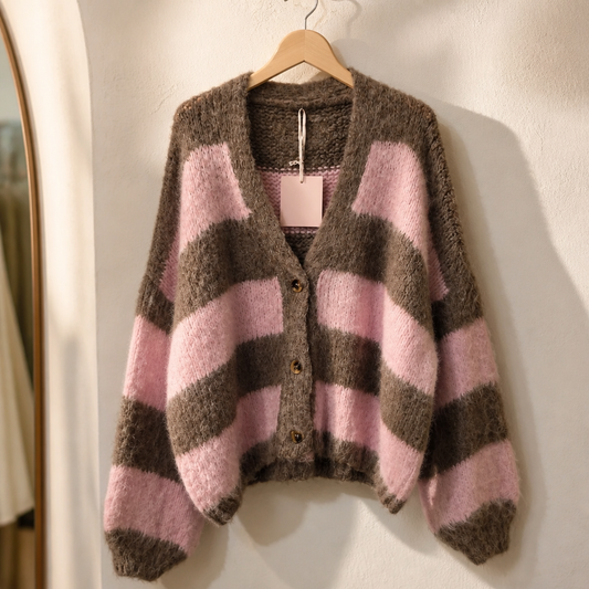 Strickjacke BE'LIEVE Stripe