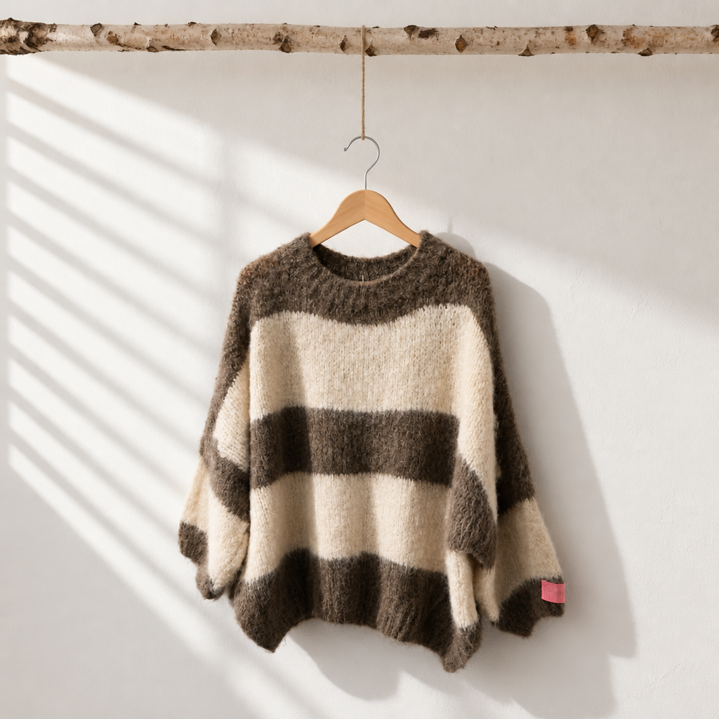 Pullover Stripe Offwhite