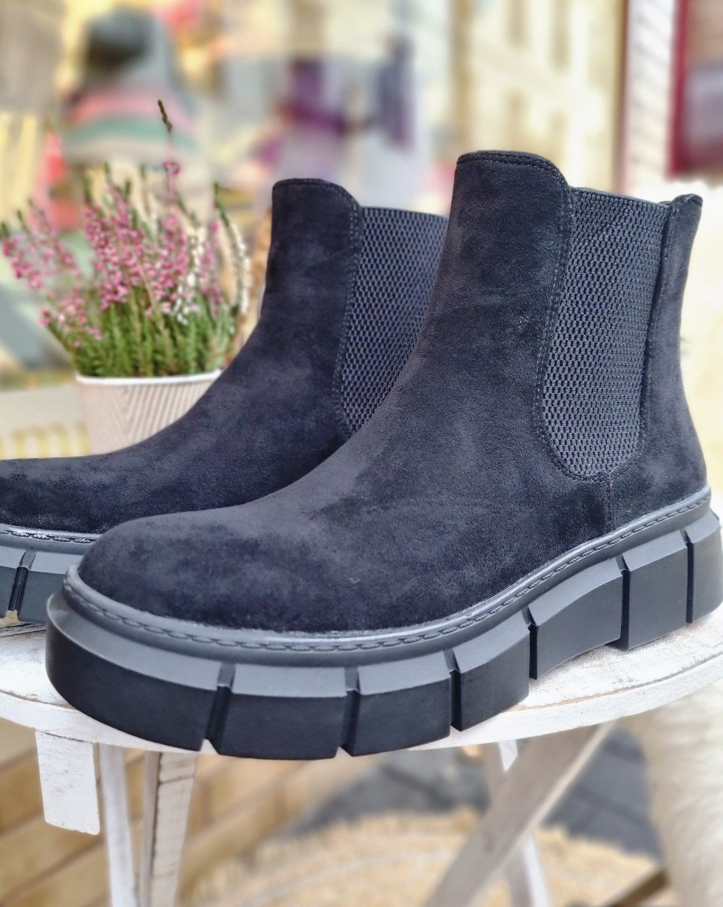 Stiefeletten Velour