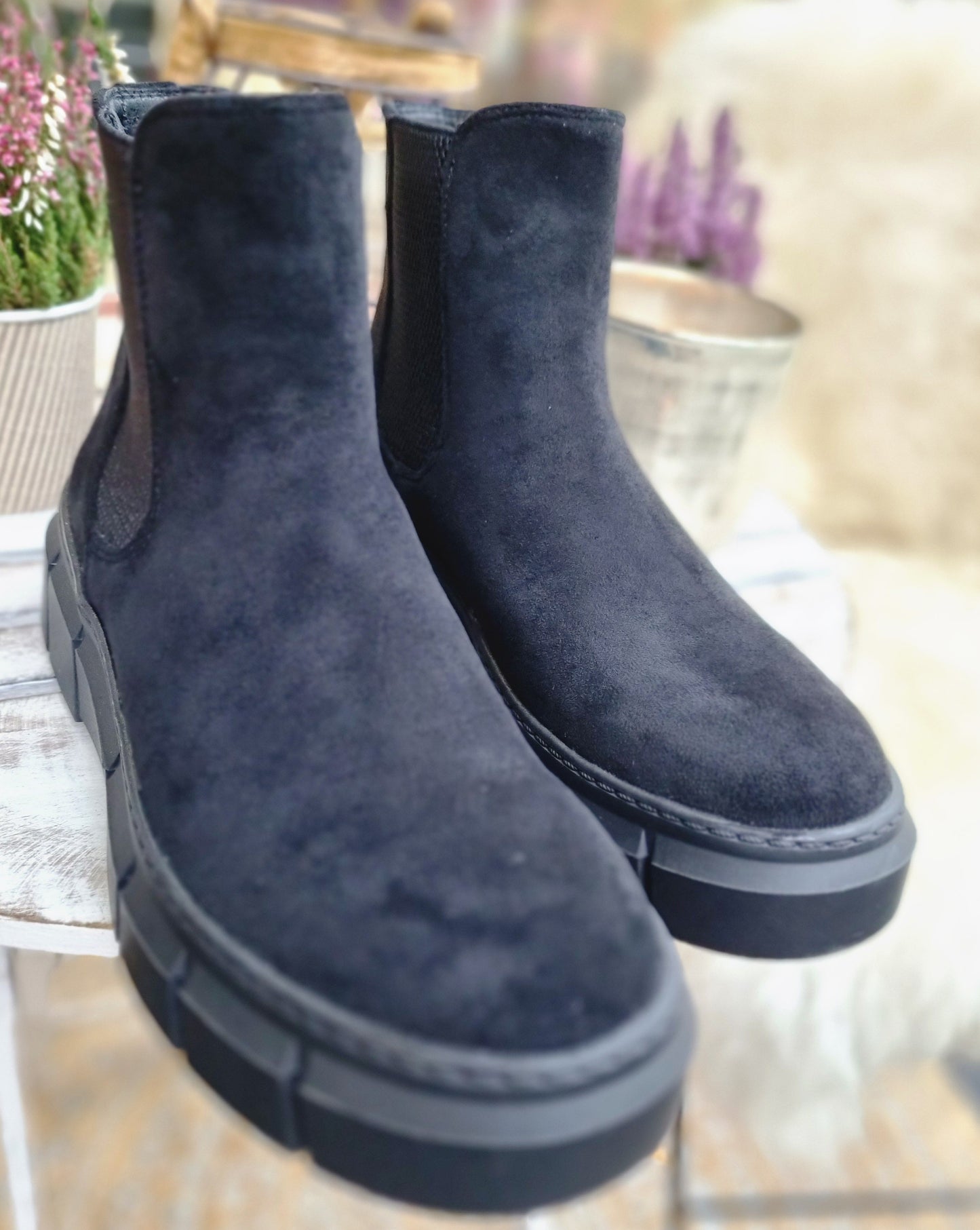 Stiefeletten Velour